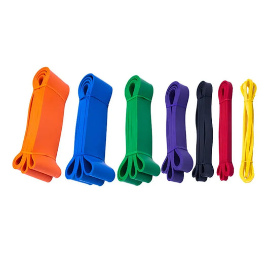 AIRM Widerstandsbänder – 7er-Set aus 100% Latex für Fitness, Reha & Yoga (8119)