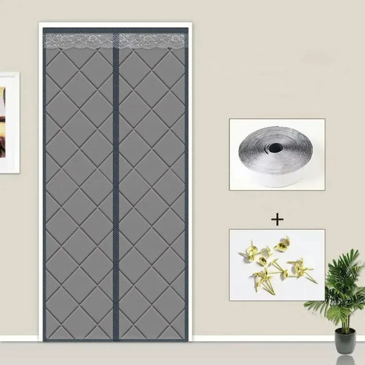 AIRM Thermischer Magnetvorhang für Türen, silberfarben 210х98 cm (83390002)