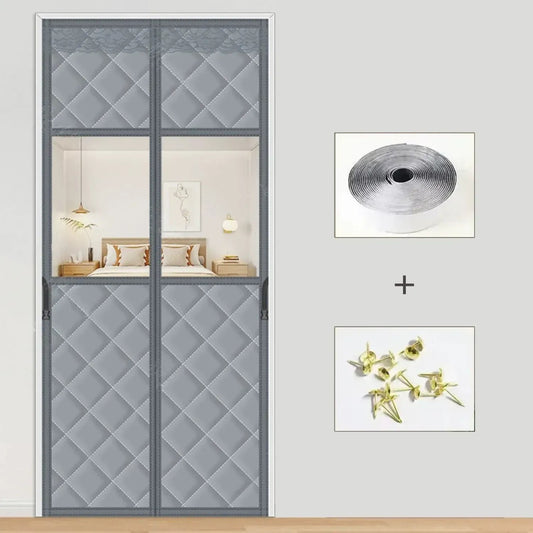 AIRM Magnetischer Thermovorhang für Türen mit transparenter wärmeisolierender Einlage (83390003)