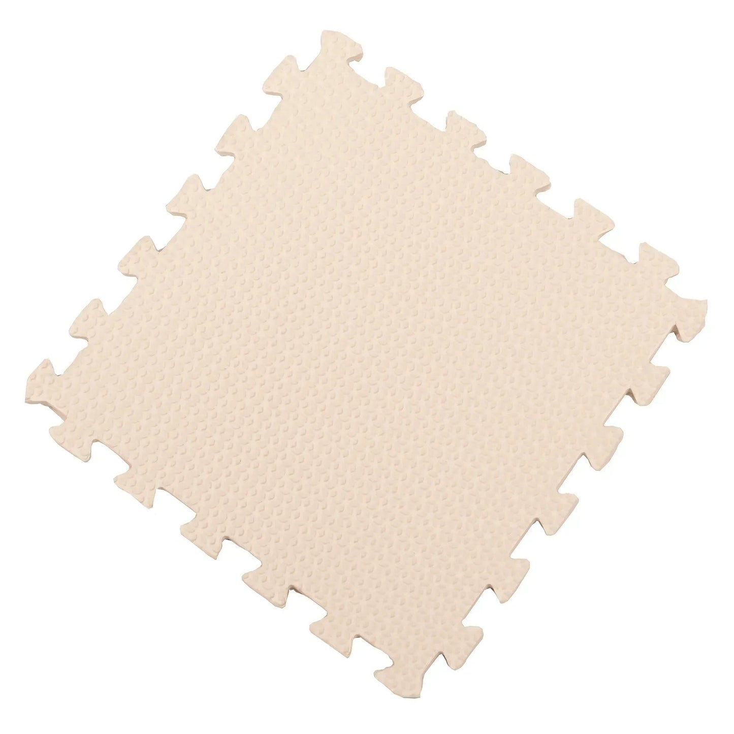 AIRM 10er Set Plüsch-Bodenmatten, Beige 30×30 cm (84220002)