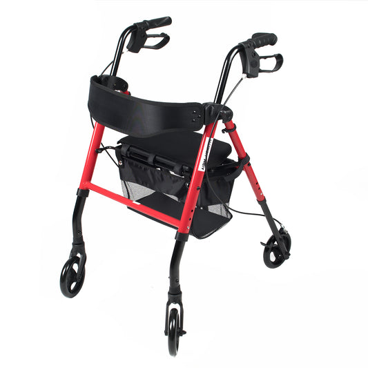 AIRM Höhenverstellbarer Rollator mit Sitz (91900001)