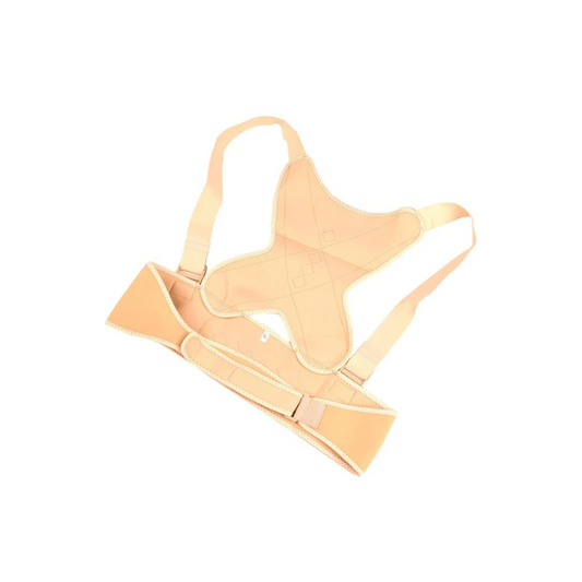 AIRM Rückenstützgürtel zur Haltungskorrektur – Verstellbare & ergonomische Rückenbandage, atmungsaktiv, Größe L/XL (52760002)